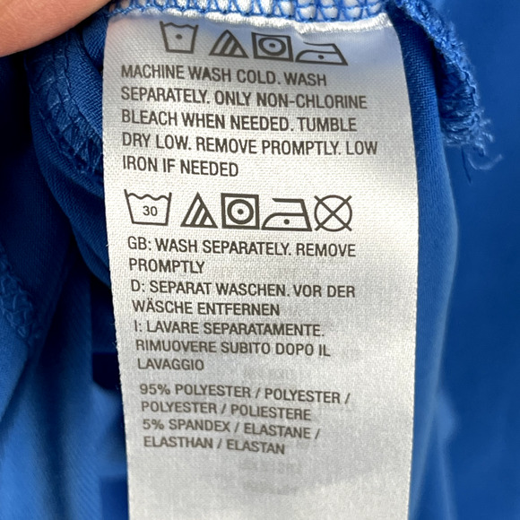 Susan Graver Tunic Top Womens 3X Liquid Knit Blue Puff Shoulder Stretch Casual - Picture 8 of 14